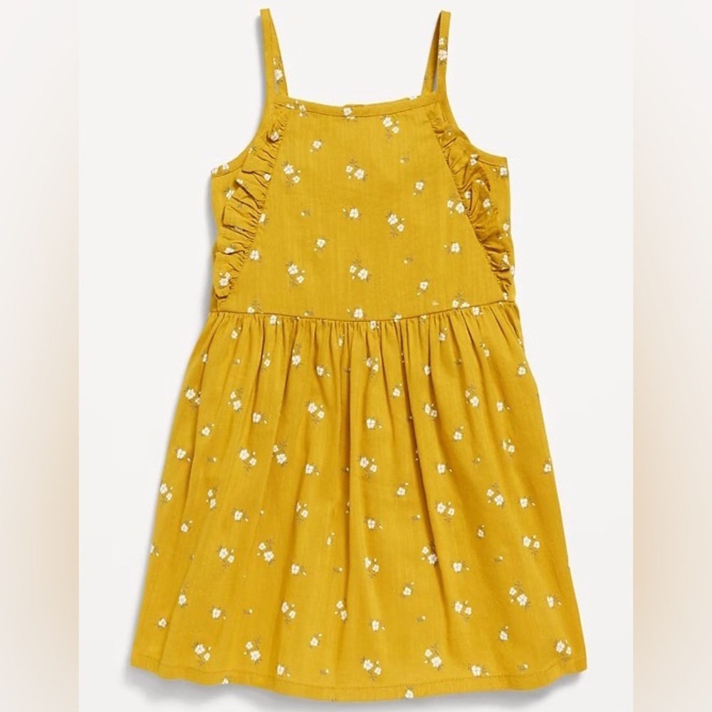 🧡 3 For $12 Bundle Sale 🧡   Old Navy Printed Sleeveless Ruffle-Trim Dress